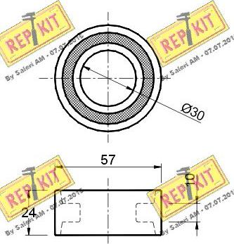 REPKIT RKT1044 - Parazīt / Vadrullītis, Zobsiksna ps1.lv