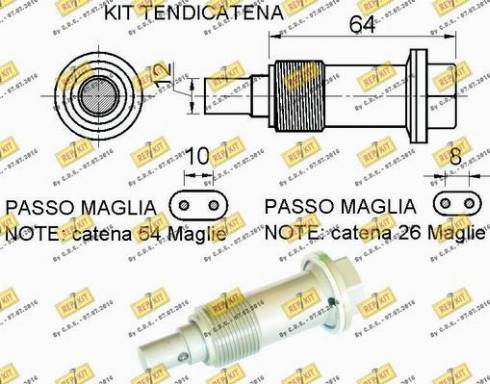 REPKIT RKT8935K - Sadales vārpstas piedziņas ķēdes komplekts ps1.lv