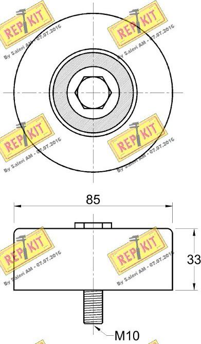 REPKIT RKT3699 - Parazīt / Vadrullītis, Ķīļrievu siksna ps1.lv