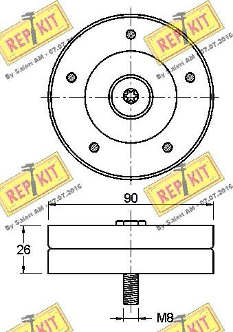 REPKIT RKT3037 - Parazīt / Vadrullītis, Ķīļrievu siksna ps1.lv