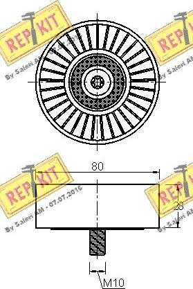 REPKIT RKT3026 - Parazīt / Vadrullītis, Ķīļrievu siksna ps1.lv