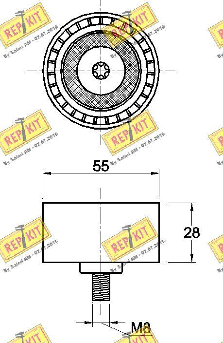 REPKIT RKT3027 - Parazīt / Vadrullītis, Ķīļrievu siksna ps1.lv