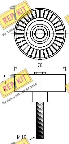 REPKIT RKT3181 - Parazīt / Vadrullītis, Ķīļrievu siksna ps1.lv