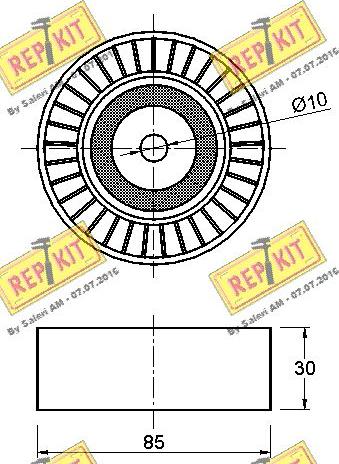 REPKIT RKT3227 - Parazīt / Vadrullītis, Ķīļrievu siksna ps1.lv