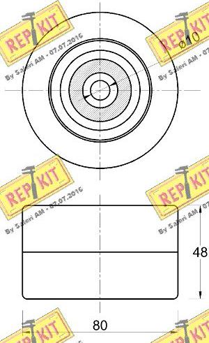 REPKIT RKT3727 - Parazīt / Vadrullītis, Ķīļrievu siksna ps1.lv