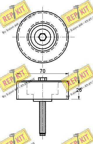 REPKIT RKT2486 - Parazīt / Vadrullītis, Ķīļrievu siksna ps1.lv