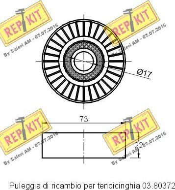 REPKIT RKT2092 - Parazīt / Vadrullītis, Ķīļrievu siksna ps1.lv