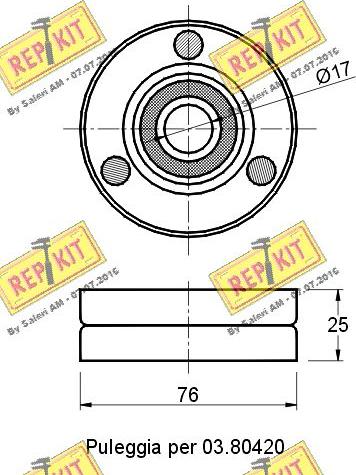 REPKIT RKT2123 - Parazīt / Vadrullītis, Ķīļrievu siksna ps1.lv