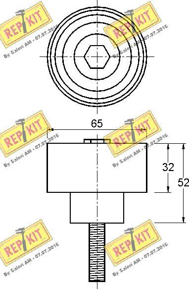 REPKIT RKT2333 - Parazīt / Vadrullītis, Ķīļrievu siksna ps1.lv