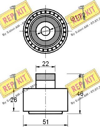 REPKIT RKT2230 - Parazīt / Vadrullītis, Ķīļrievu siksna ps1.lv