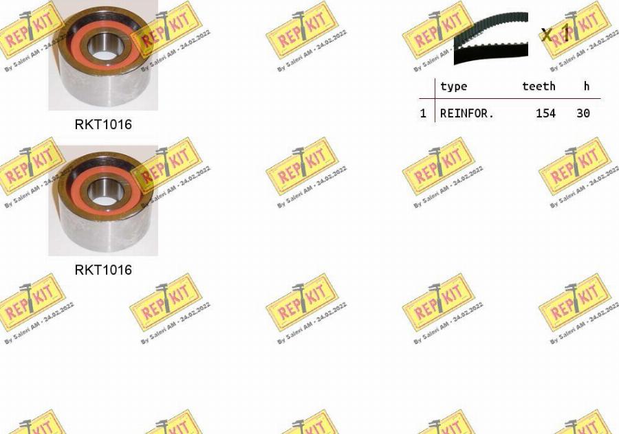 REPKIT RKTK0851 - Zobsiksnas komplekts ps1.lv