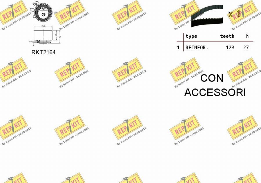 REPKIT RKTK0863 - Zobsiksnas komplekts ps1.lv