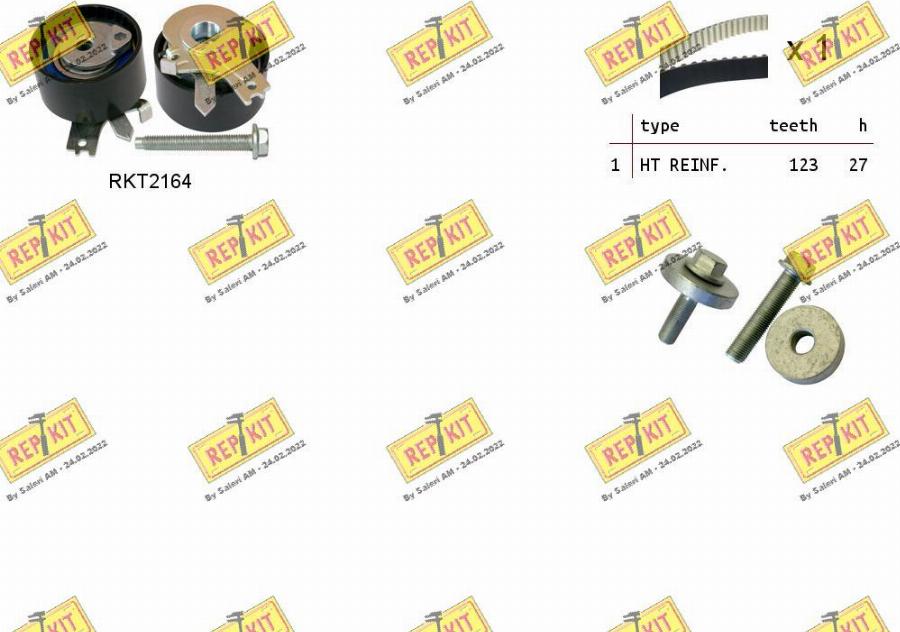 REPKIT RKTK1145 - Zobsiksnas komplekts ps1.lv