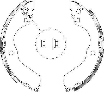 Alpha Brakes HST-MS-031 - Bremžu loku komplekts ps1.lv