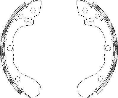 Alpha Brakes HST-KA-313 - Bremžu loku komplekts ps1.lv