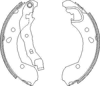 Alpha Brakes HST-NS-056 - Bremžu loku komplekts ps1.lv