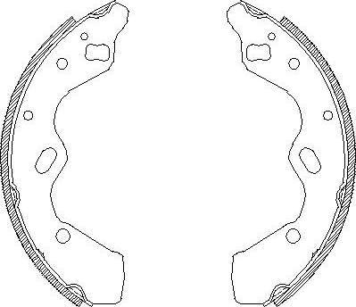 Alpha Brakes HST-MZ-037 - Bremžu loku komplekts ps1.lv