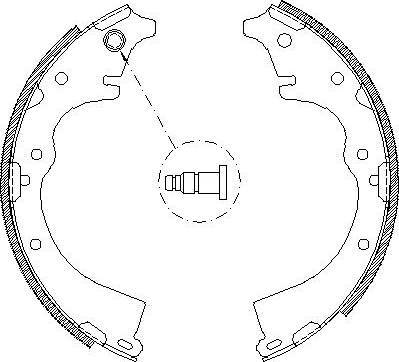 Alpha Brakes HST-TY-057 - Bremžu loku komplekts ps1.lv