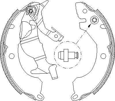 Alpha Brakes HST-MS-026 - Bremžu loku komplekts ps1.lv