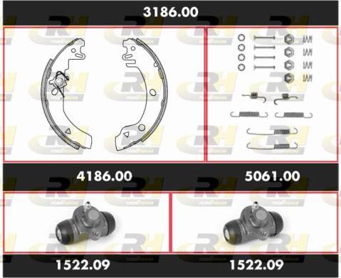 Roadhouse 3186.00 - Bremžu loku komplekts ps1.lv