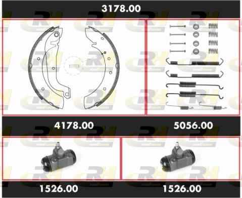 Roadhouse 3178.00 - Bremžu loku komplekts ps1.lv