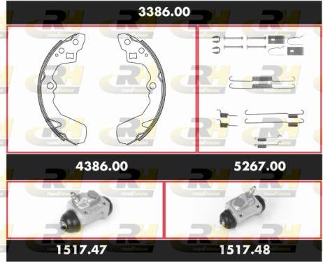 Roadhouse 3386.00 - Bremžu loku komplekts ps1.lv