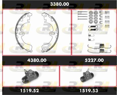 Roadhouse 3380.00 - Bremžu loku komplekts ps1.lv