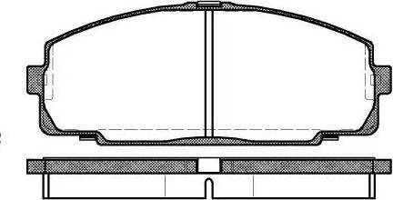 Alpha Brakes HKP-TY-048 - Bremžu uzliku kompl., Disku bremzes ps1.lv