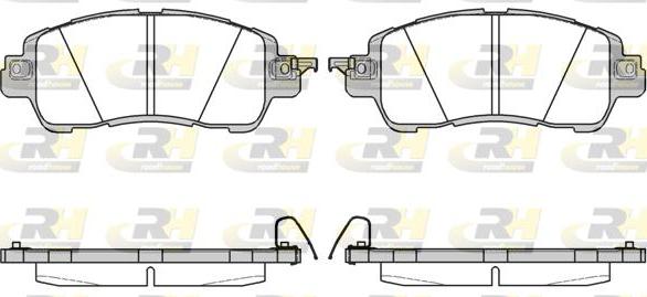 HELLA PAGID 355045661 - Bremžu uzliku kompl., Disku bremzes ps1.lv