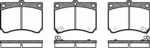 Alpha Brakes HKP-MZ-035 - Bremžu uzliku kompl., Disku bremzes ps1.lv