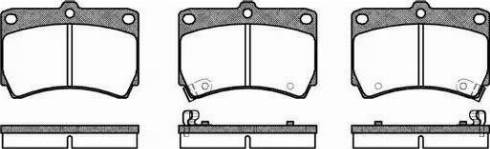 Alpha Brakes HKP-MZ-036 - Bremžu uzliku kompl., Disku bremzes ps1.lv