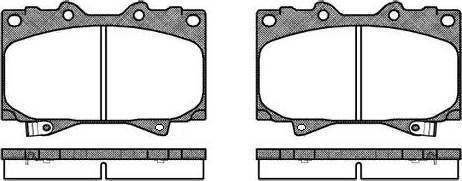 Alpha Brakes HKP-TY-088 - Bremžu uzliku kompl., Disku bremzes ps1.lv