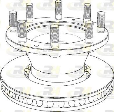 DT Spare Parts 7.36021 - Bremžu diski ps1.lv