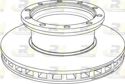 DT Spare Parts IT1604C01075 - Bremžu diski ps1.lv