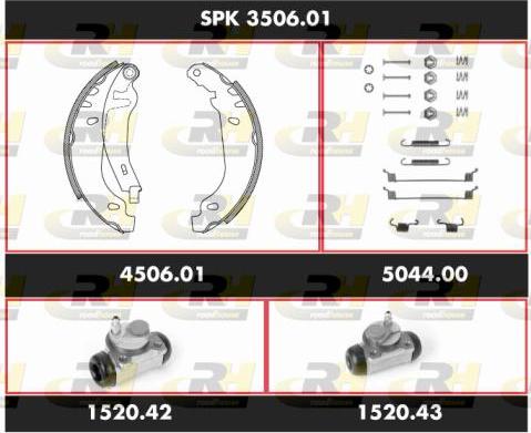 Roadhouse SPK 3506.01 - Bremžu loku komplekts ps1.lv