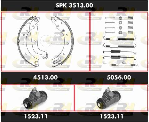 Roadhouse SPK 3513.00 - Bremžu loku komplekts ps1.lv