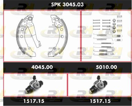 Roadhouse SPK 3045.03 - Bremžu loku komplekts ps1.lv