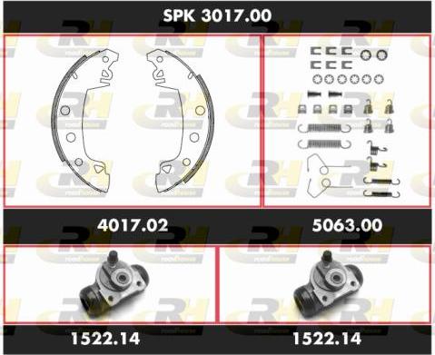 Roadhouse SPK 3017.00 - Bremžu loku komplekts ps1.lv