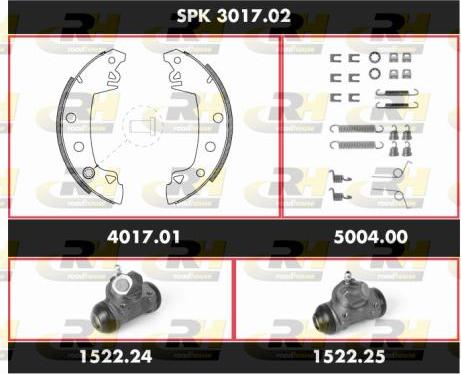 Roadhouse SPK 3017.02 - Bremžu loku komplekts ps1.lv