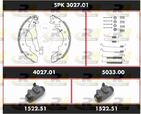 Roadhouse SPK 3027.01 - Bremžu loku komplekts ps1.lv