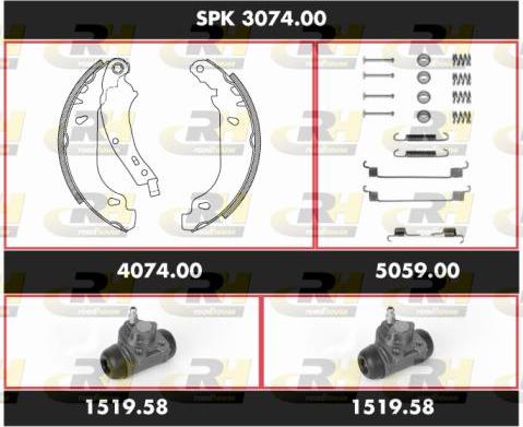 Roadhouse SPK 3074.00 - Bremžu loku komplekts ps1.lv