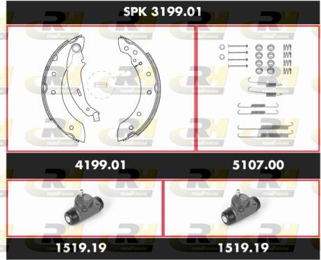 Roadhouse SPK 3199.01 - Bremžu loku komplekts ps1.lv