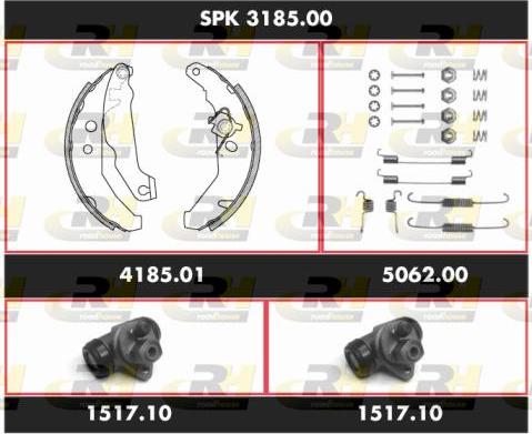 Roadhouse SPK 3185.00 - Bremžu loku komplekts ps1.lv