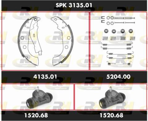 Roadhouse SPK 3135.01 - Bremžu loku komplekts ps1.lv