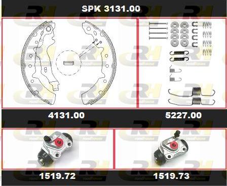 Roadhouse SPK 3131.00 - Bremžu loku komplekts ps1.lv