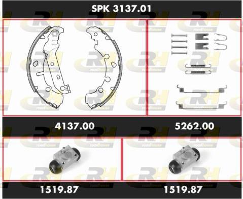 Roadhouse SPK 3137.01 - Bremžu loku komplekts ps1.lv