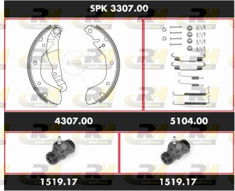 Roadhouse SPK 3307.00 - Bremžu loku komplekts ps1.lv