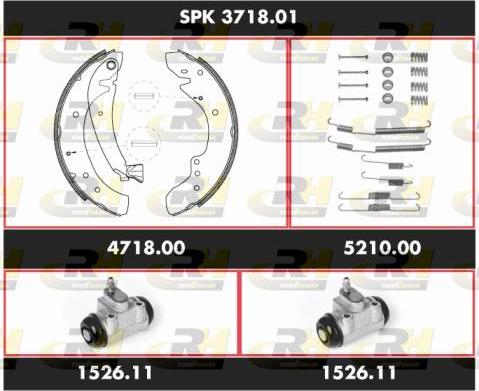 Roadhouse SPK 3718.01 - Bremžu loku komplekts ps1.lv