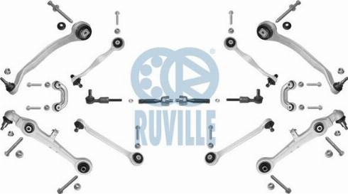 Ruville 935707S - Remkomplekts, Neatk. balstiekārtas šķērssvira ps1.lv