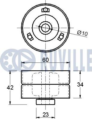 Ruville 540922 - Parazīt / Vadrullītis, Zobsiksna ps1.lv